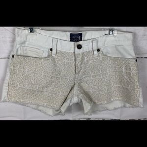 Lucky Brand Riley Irving & Fine Embroidered Shorts